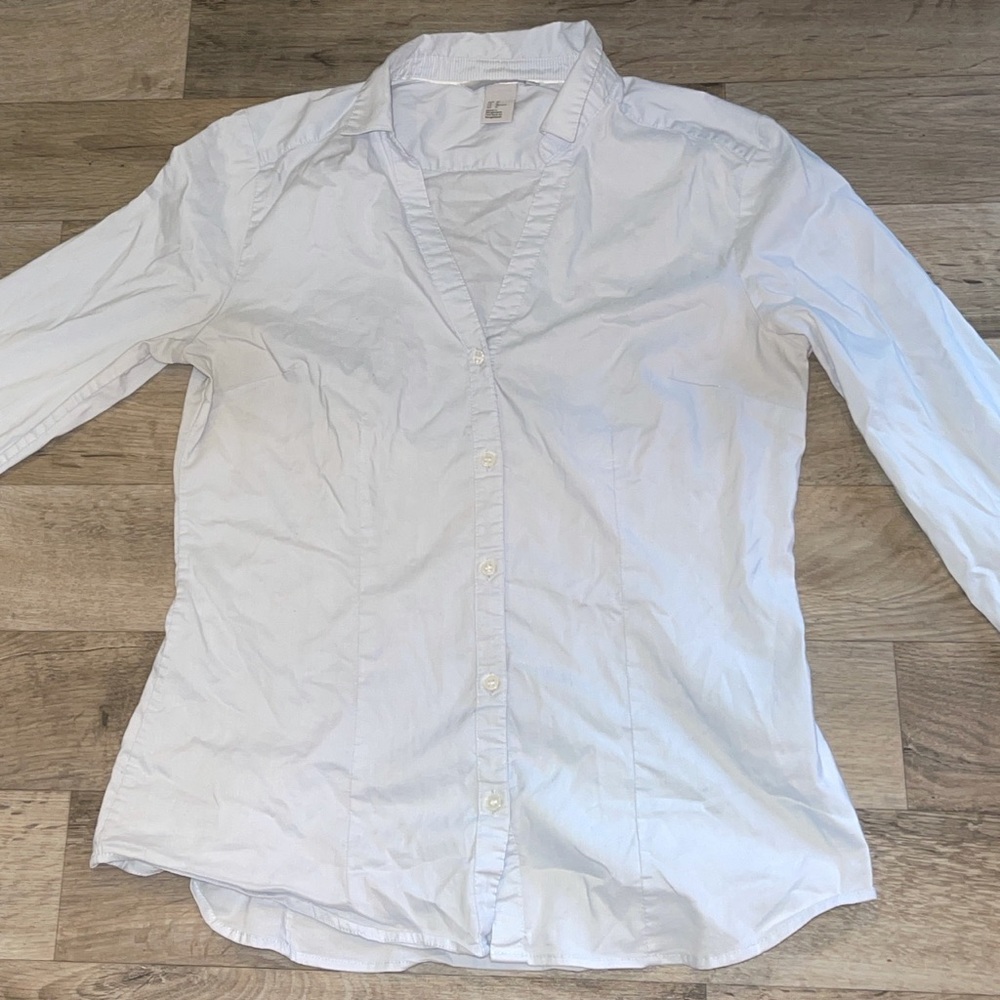 Cute baby blue button up  from H&M